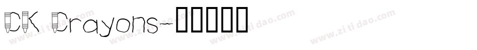 CK Crayons字体转换